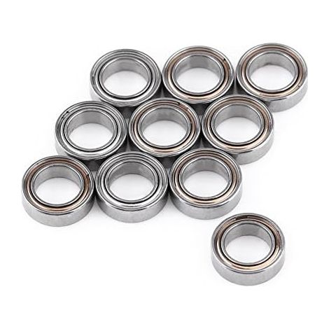 Bearing, Durable Metal Part 10pcs MR85ZZ Miniature Double Shielded Ball Bearings 5x8x2.5mm for 3D Printer Model Building