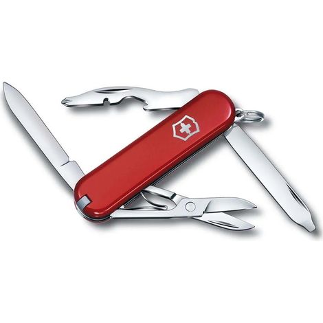 Couteau de poche Victorinox rambler 10 fonctions rouge