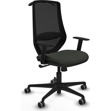Piqueras y Crespo Mardos Sedia da Ufficio Ergonomica Nera