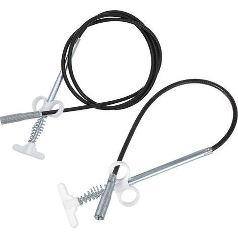 Nettoyeurs de canalisations durables à griffes pour le nettoyage des éviers et des canalisations, en polypropylène (PP), lot de 2 (1/5)