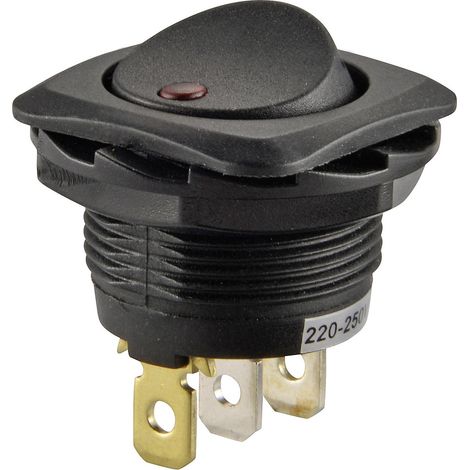 TRU COMPONENTS 1587557 Wippschalter TC-R13-135B2-02 250 V/AC 10 A 1 x Aus/Ein rastend 1 St. (1/2)