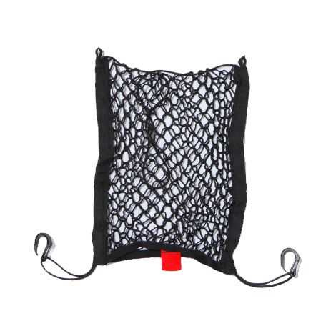 MOTTEZ - Filet "poche" avec élastique pour bloquer le sac. Permet de ranger une gourde, une bouteilles, un kway... hauteur 55cm - largeur de 33 à 45 cm - A403C