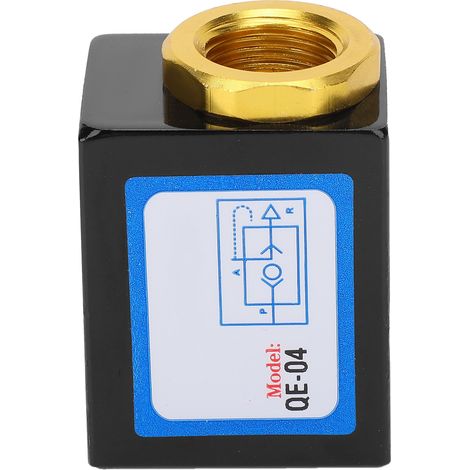 Soupape d'échappement rapide G1/2, interrupteur de commande pneumatique, équipement, fournitures industrielles en alliage QE-04 (1/5)