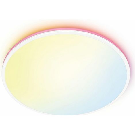 WIZ LED-Deckenleuchte Rune 40 x 4,5 cm 21W warmweiß bis kaltweiß smart weiß Deckenlampen & Kronleuchter (1/5)