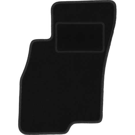 Alfombrilla de conductor negra para Fiat Punto EVO hatchback (2998-2012)