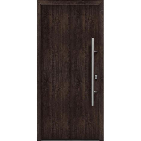Hörmann Ecostar Haustür "ISOPRO IP 010", night oak, 110 x 210 cm (B x H), DIN Rechts