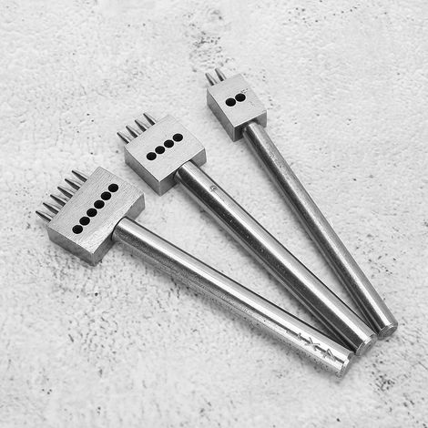 Outils de maroquinerie DIY, espacement de marquage rond de 4 mm