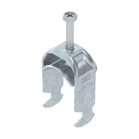 OBO Bettermann Abrazadera de estribo 2056 28-34mm Acero cincado por inmersión en caliente, 1186029