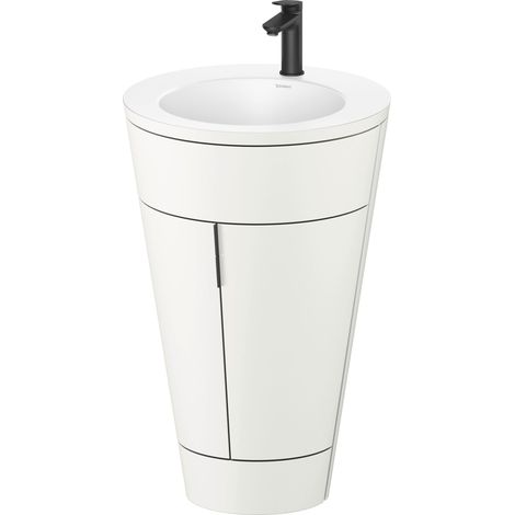 Duravit Starck 1 c-bonded Ensemble au sol, rond, 560x864x605mm,