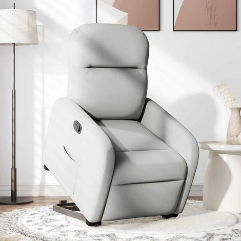 Maison Exclusive - Relaxsessel mit Aufstehhilfe Wolkengrau Stoff (1/5)