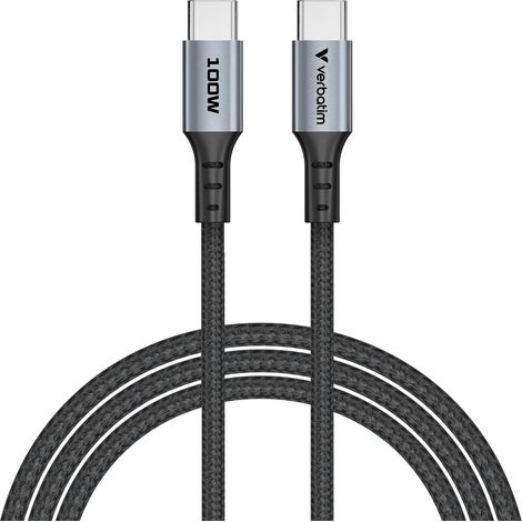 Verbatim Sync & Charge USB C to USB C 100W 120 cm (31846) (1/4)