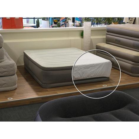 Pack matelas gonflable PremAire 1 2 places Intex + Drap housse (1/5)