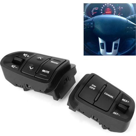 Botón de control de crucero en el volante, botones de control de volumen de radio y multimedia, compatible con Kia Sportage SL 2010-2015, accesorios de equipamiento interior. (1/4)