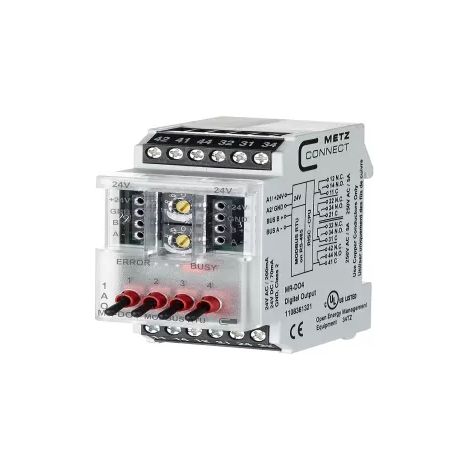 Metz connect 1108361321 Bus-System I/O-Modul MODBUS MODULE, 4 DIGITAL O/P, DIN RAIL (1/2)
