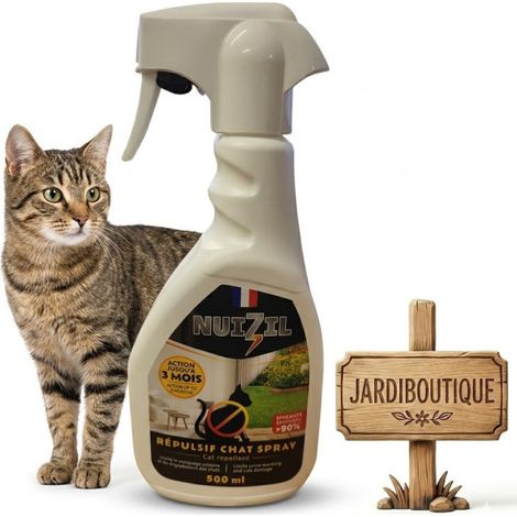 Spray répulsif pour chat intérieur et extérieur - NUIZIL 500 ml - Francodex (1/3)