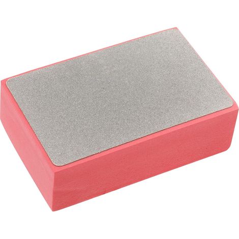 Tampon de Polissage Diamanté pour Ponçage Carrelage Éponge, Finition, Dimensions 90x55mm, pour Bordures et Pierre (1/5)