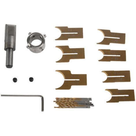 16 pièces mèches à fraiser en carbure de tungstène 14-25mm pour menuiserie (1/2)