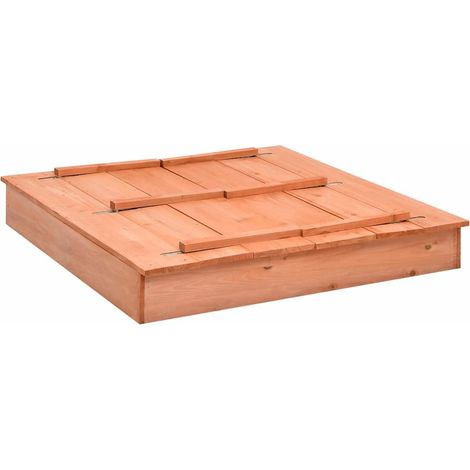 Arenero de madera de abeto 95x90x15 cm vidaXL (1/5)