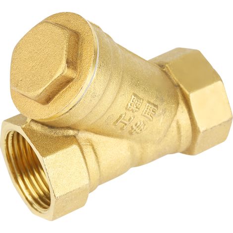 Raccord de vanne de filtre en laiton en forme de Y, filetage femelle BSPP 3/4", pour la séparation eau-huile. (1/5)