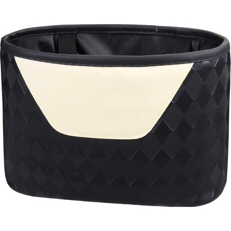 Organiseur de dossier siège voiture, sac rangement en cuir (1/5)