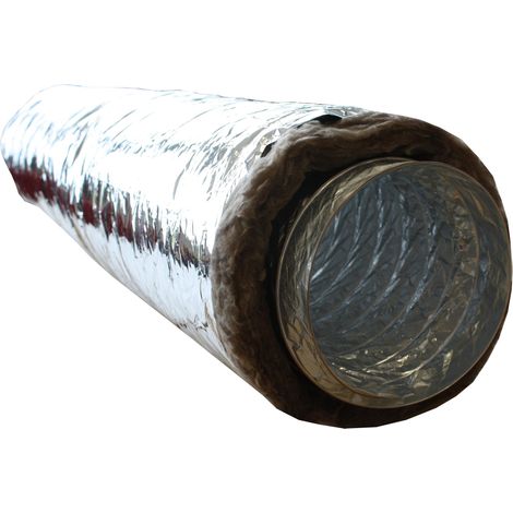 Gaine Souple Isolée 50mm pour application Gainable Habitat Ecosoft D.250mm L.10m S&P (UNELVENT) 810815