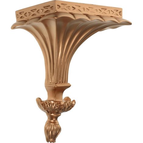 Étagère Murale Flottante Européenne Dorée Support Mural en Métal Robuste Porte-Rangement Décoratif pour Salon Organisateur Multifonctionnel pour Objets et Plantes Étagère Murale (1/5)