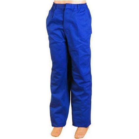 Vigor-blinky Pantaloni da Lavoro Massaua A.13 100% Cotone Invernale EN-340 4 Tasche colore Blu