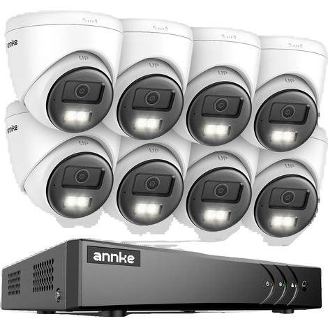 Sicherheitskamerasystem, 5 MP Auflösung, Zwei-Wege-Audio, 8CH DVR 8PCS Kameras, Keine (1/2)