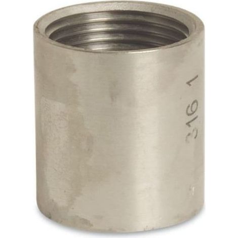 Gewindefitting Edelstahl Muffe 2" IG