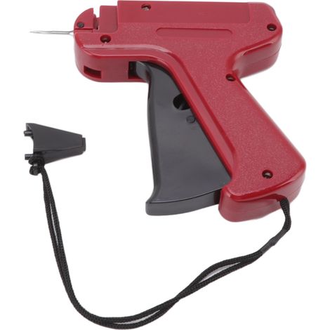 Étiqueteuse manuelle compacte avec gâchette rapide et poignée ergonomique pour ateliers textiles. (1/5)