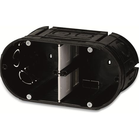 Boîte d'encastrement F-TRONIC, UP, Ø 60 mm, Hauteur 63 mm, massive, double