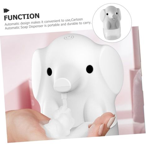 Cute Animal Pattern Contactless Automatic Dispenser for Rechargeable Bathroom And Kitchen