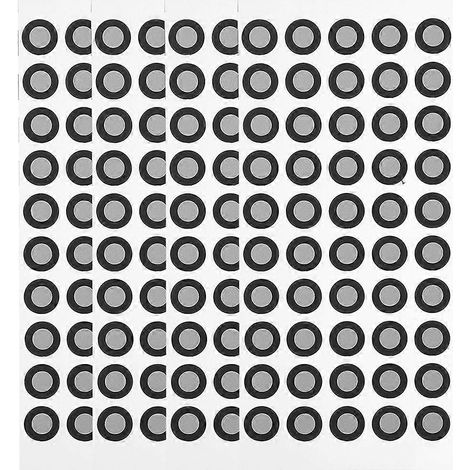 4 Bögen mit Markierungen für diffuse Reflexion, 3D-Scanner-Markierungen, Referenzpunktmarkierungen-0.60X0.60X0.10CM (1/3)