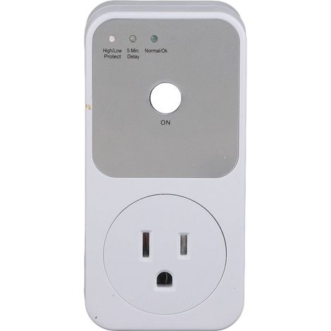 Protecteur de tension pour réfrigérateur, prise de protection multifonction électrique US 120V CA, compatible lave-linge. (1/5)