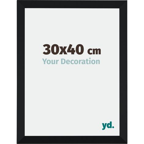 yd. - Cadre photo 30x40 - Noir Mat - MDF - Catania (1/5)