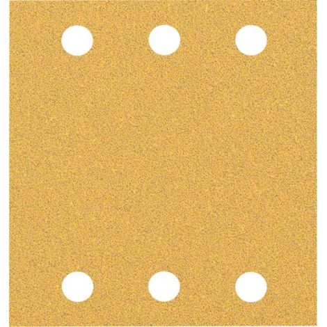 Bosch Accessories 2608901655 Papier abrasif pour ponceuse vibrante Grain 60 (L x l) 107 mm x 115 mm 50 pc(s)