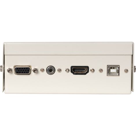 Boîte de connexion Vga Hdmi Jack 3,5mm Usb Wpl-403