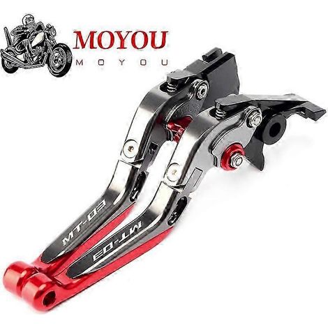Accessoires moto Yamaha MT-03 MT03 MT 03 2015 2016 2017 2018 2019 2020 2021 Leviers de frein et d'embrayage pliables et extensibles (S) (1/5)