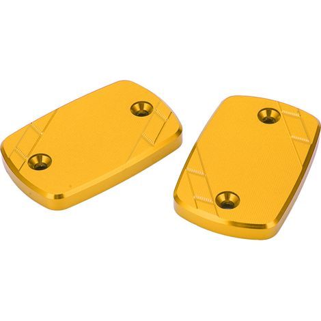 Bouchon de réservoir de liquide de frein avant pour Yamaha XMAX 125/250/300/400 - Alliage d'aluminium usiné CNC, finition dorée (1/3)