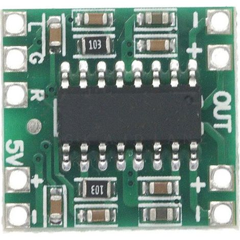 Convient aux cartes d'amplificateurs numériques PAM8403, 2 x 3 W, classe D, alimentation de 2,5 V à 5 V, convient aux projets audio DIY. (1/3)