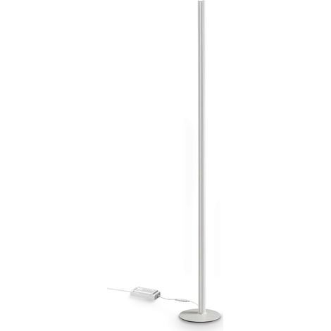 Ideal Lux Lampada da terra Dorica 1 luce LED integrato bianco metallo (1/2)