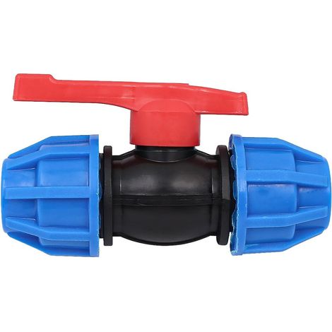 4PCS 25mm PE Pipe Ball Valve Quick Connect Ball Valve Compatible with PE80 PE100 Pipes (1/5)