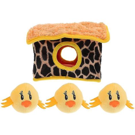 Lot de 4 peluches pour animaux de compagnie (1/3)