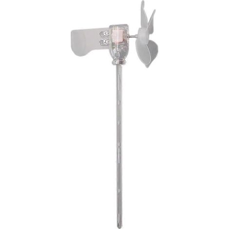 Mini éolienne lumineuse LED, décoration de voiture en plastique pour la sécurité des conducteurs, production d'énergie éolienne (1/5)