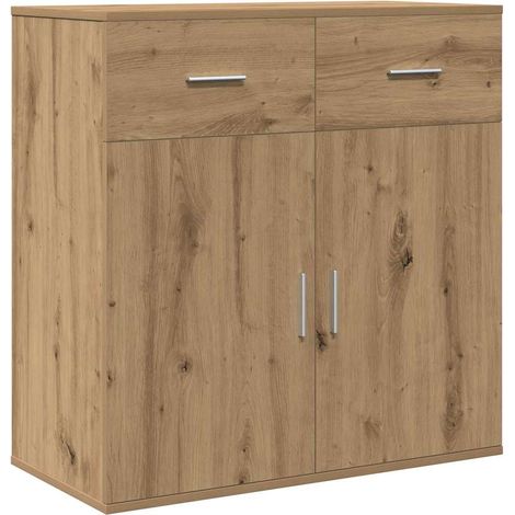 Maison Exclusive - Credenza Rovere artigianale 78 x 38 x 80 cm Legno multistrato