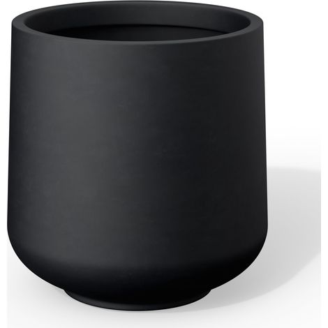 Kante Jardinière, béton, Noir, 38,9 cm D (1/5)