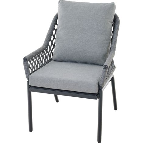 Siena Garden Chester Comfort+ Sessel anthrazit/grau