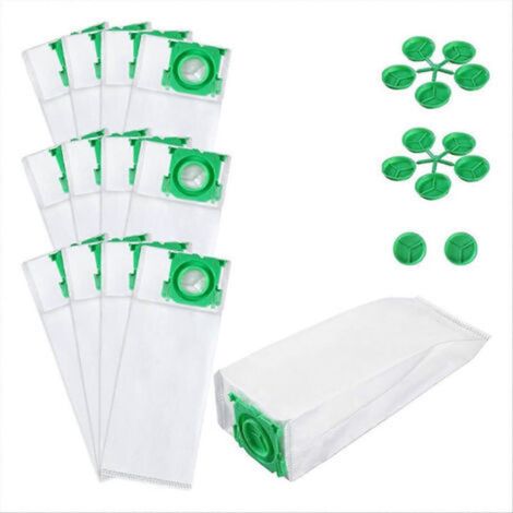 Paquete de 12 bolsas para aspiradora compatibles con los modelos KX/C/370 X Series Extra Pet XP2 XP3 y el filtro 5093ER. (1/5)