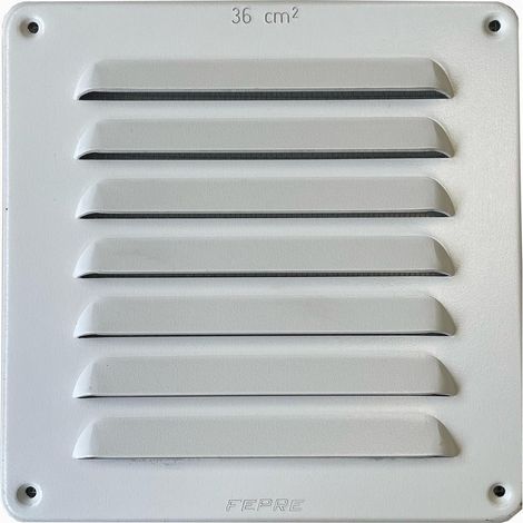 Griglie di ventilazione in alluminio verniciato, 15 x 15 cm FEPRE