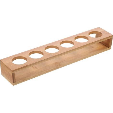 Porte-verres à liqueur en bois, organisateur de verres à vin, porte-verres à whisky, support pour verres à liqueur-31.00X6.00X4.50CM (1/3)